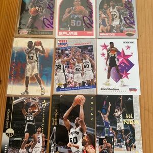 David Robinson Basketball Card Collection